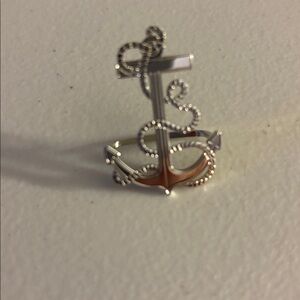 Hermes Palladium Anchor Scarf Ring